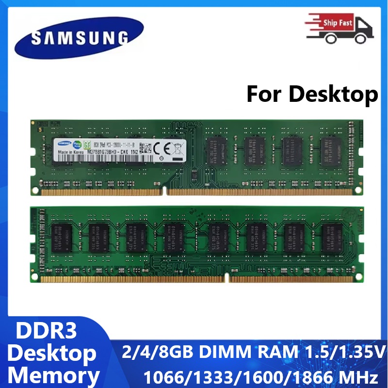 Khadas Vim4 8Gb - Samsung DDR3 DDR3L Desktop RAM 2GB