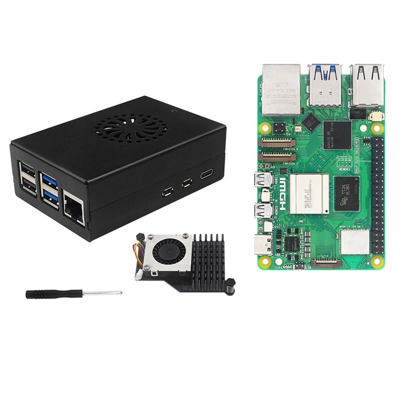 T23C: starterset voor Raspberr - Raspberry Pi 5 8Gb Kit recensie en prijs