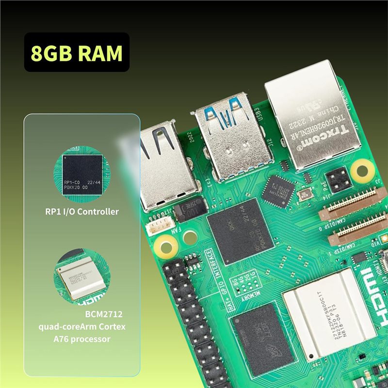 T23C: starterset voor Raspberr - Raspberry Pi 5 8Gb Kit recensie en prijs