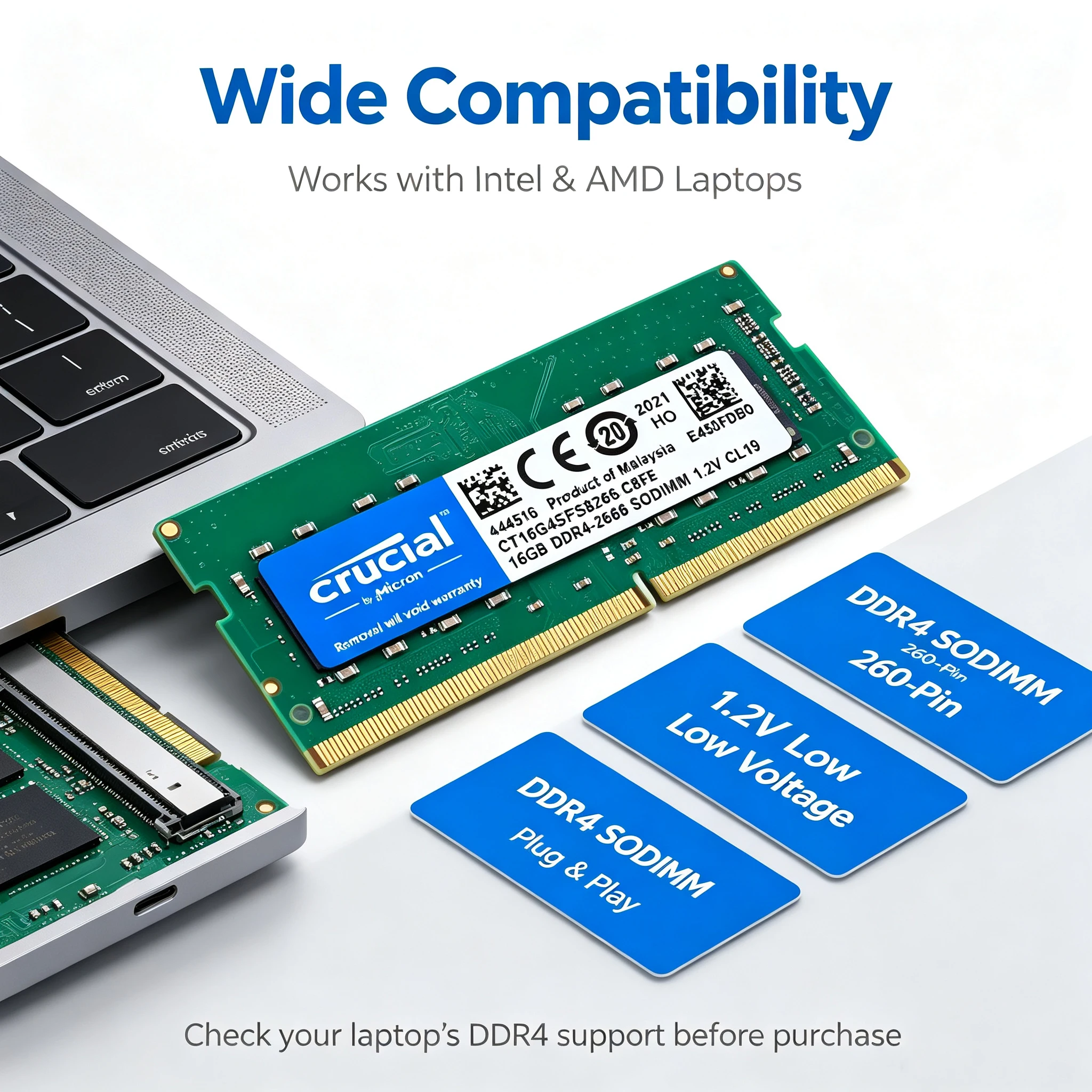 Cruciale DDR4 Laptop RAM SODIM - Khadas Vim4 8Gb recensie en prijs