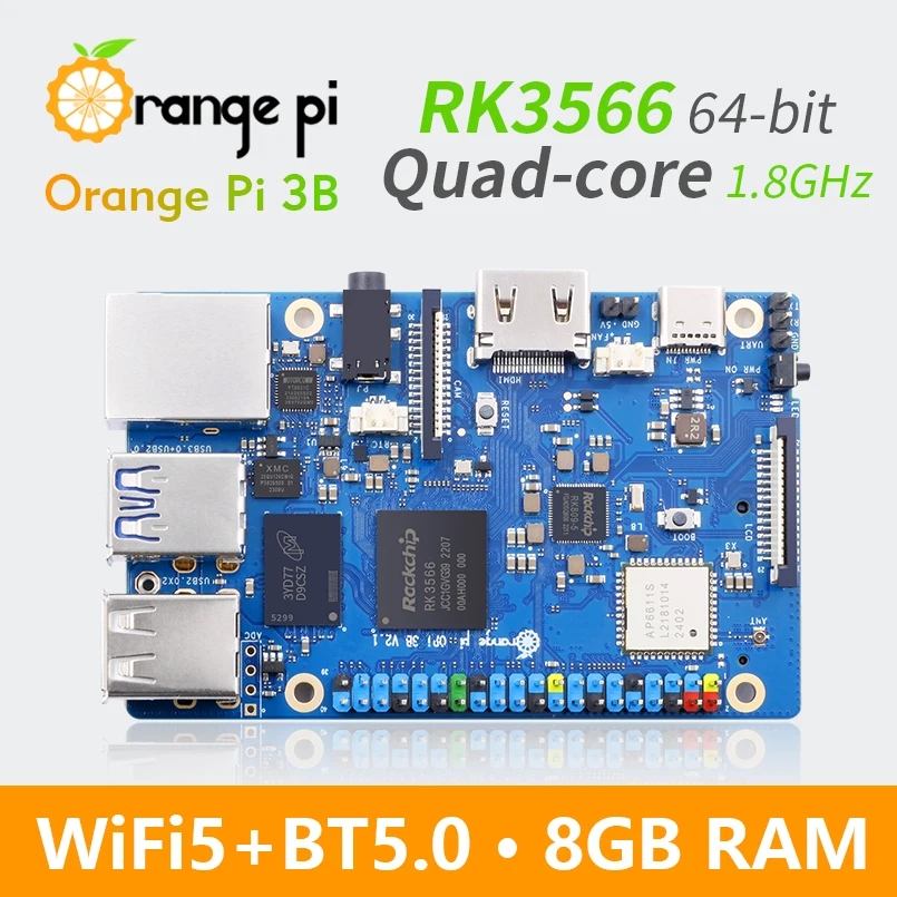 Orange Pi 3B 8GB 4GB 2GB RAM R - Khadas Vim4 8Gb recensie en prijs